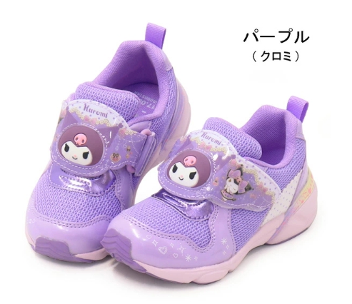 일본배송 키티 시나모롤 쿠로미 빛나는 산리오 어린이 운동화 여아 SAC034