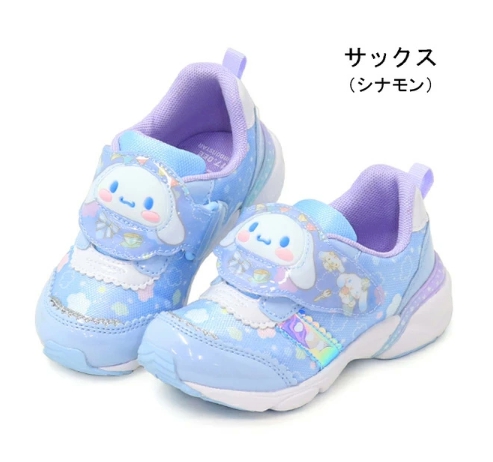 일본배송 키티 시나모롤 쿠로미 빛나는 산리오 어린이 운동화 여아 SAC034