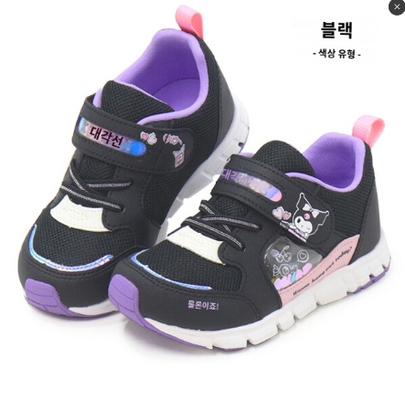 일본배송 마이멜로디 시나모롤 쿠로미 산리오 키즈 운동화 여아 SAC035